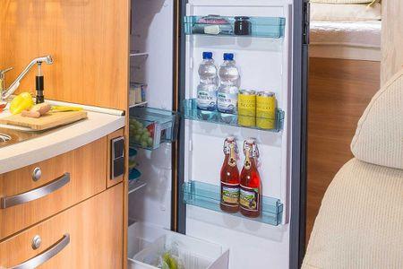 Perfectly chilled Sleeping comfort Despite its slim design, the standard fridge-freezer boasts a capacity of 142 litres plus a 15litre freezer