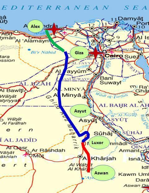 Railway High Speed Train Alex Cairo Aswan Project Outline : Build a new railway alignment dedicated for the high speed train between Alexandria and Aswan through