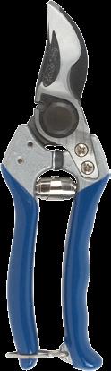 The blade offers an anti-adherent coating that increases penetration (on request). An inside grease container lubricates the shears constantly.
