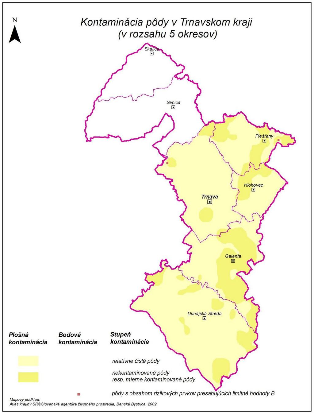 Pravdepodobný vývoj stavu pôd, ak sa navrhovaný strategický dokument Program odpadového hospodárstva Trnavského kraja na roky 2011-2015 nebude realizovať.