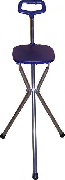 CANES FOLDING CANE SEAT Durable lightweight aluminum construction with
