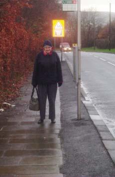 Using rural roads If there is no footpath, walk close to the side if the road facing the traffic coming towards you.