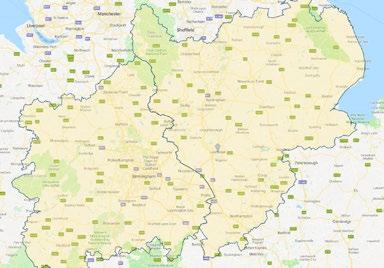 Regional Maps Midlands Nottingham Leicester Northampton