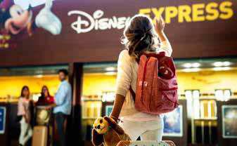PRICE 111,77 DKK Key benefits: Receive your hotel check-in documents in advance Have your luggage transferred directly to your hotel on arrival and to the station on departure Get your Disney Park