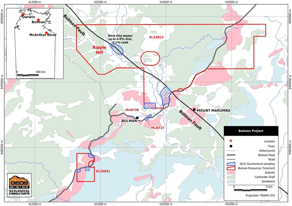 SCM Vallenar Iron Company ( VIC ) During the quarter, VIC, under the control of Australis Mining Ltd ( Australis ), finalised a drilling programme and metallurgy test work in the Northern Region of