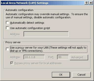 Postavke preglednika Ukoliko spajate Vaše računalo koristeći LAN sučelje, postavke Proxy servera u Vašem pregledniku moraju biti isključene prije pristupanja web sučelju.