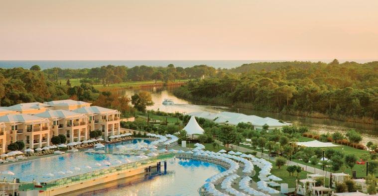 TITANIC DELUXE GOLF BELEK With its 594 rooms Titanic Deluxe Golf Belek offers High Class All Inclusive Services in Belek, which is the pearl of Antalya. The hotel is built over 170.