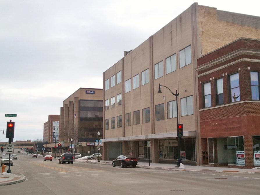 Downtown Oshkosh Office building available for lease.