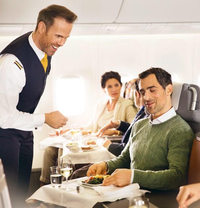 Member carriers latest ancillary services Lufthansa Service Price Available in GDS ASR 10-60 EUR Yes Upgrade at a fixed price Depending on route No Upgrade