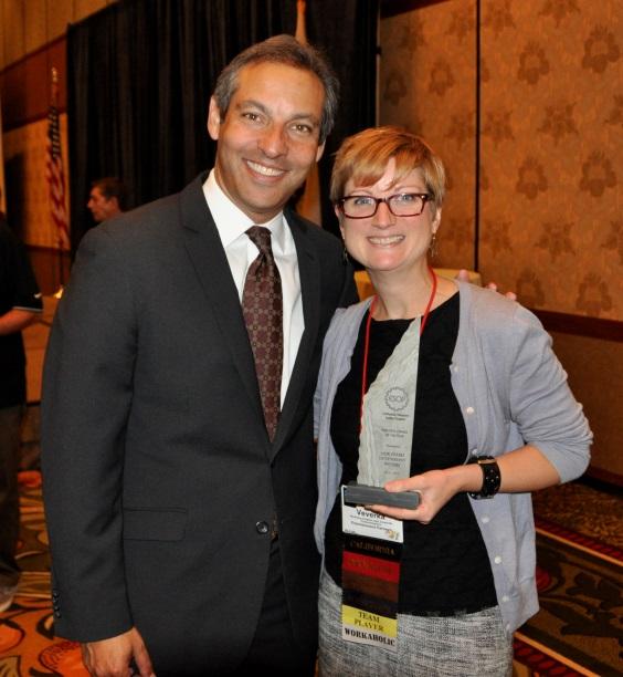 Lauri Veverka of Entertainment Partners was recognized as the winner of this year s Employee Owner of the Year Award.