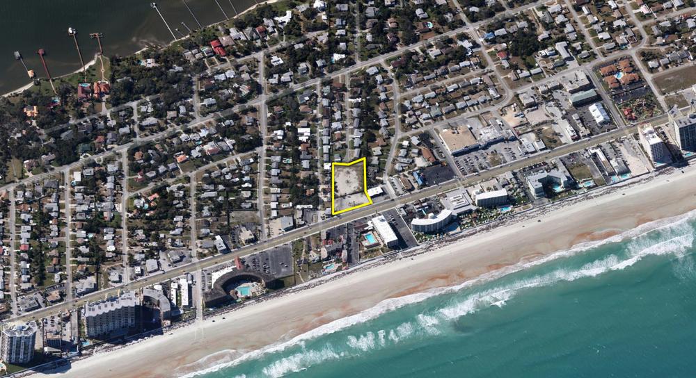 Complete Highlights SALE HIGHLIGHTS +/- 217 feet of frontage on Atlantic Ave. Total of ~1.86 AC Adjacent to from major Daytona hotels and.