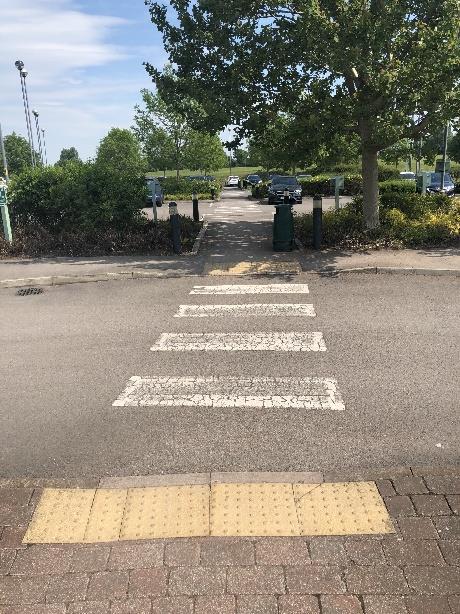 Arrival From the car park to the main entrance, there is level access We have zebra crossings throughout the car park We have a