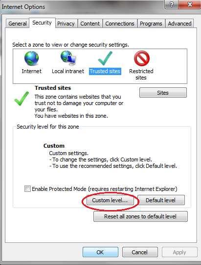 3 U slučaju upotrebe Internet Explorera 7.0 i 8.0. Pored gore navedenih koraka potrebno je napraviti i slijedeće: 1.