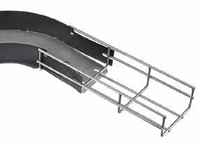 ire Basket Tray System Accessories for ire Basket Tray, Preformed Fittings Features Labor and time savings Consistent installations For round and flat tray Steel pre-galvanized bases Interlocking