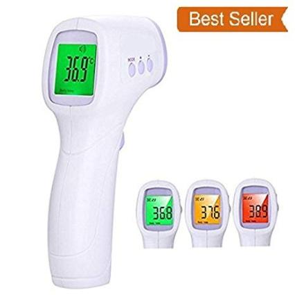 INFRARED THERMOMETER MEASURING TIME 1 S SOUND Fever Alarm DISPLAY Big LCD display DISPLAY LIGHT