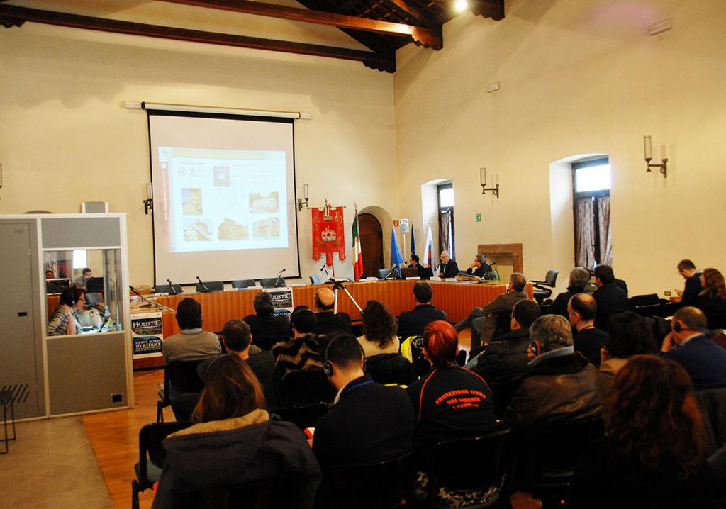 Over 60 participants followed the speeches of Adriano De Sortis belonging to Italian National civil Protection