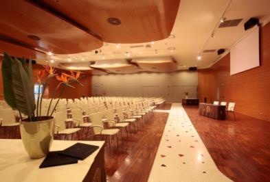 The specially designed wooden, marble and textile covered surfaces give the exclusive atmosphere of the room.