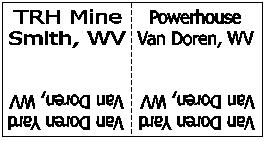 ON THE B&O LOST DIVISION The Van Doren Powerhouse and the Four Turn Waybill.