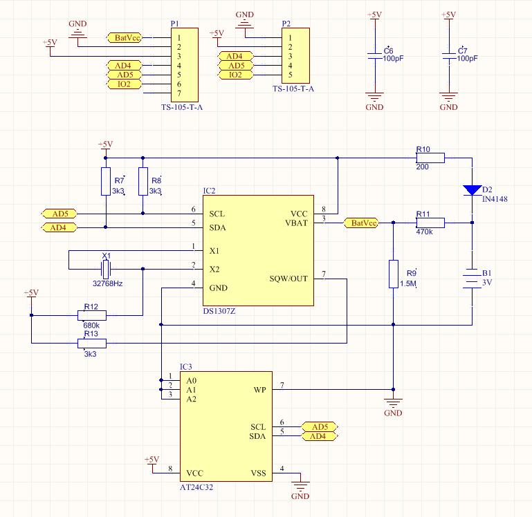 modul je uz pomoć sheme proizvođača nacrtan u programu