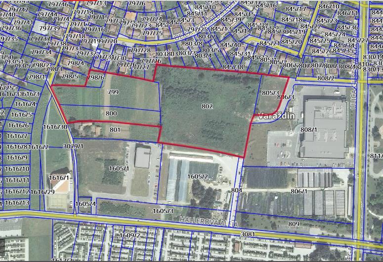 3. Primjena načela održivih zajednica 3.1. Odabir zemljišta i analiza postojećeg stanja Projekt urbanističkog prijedloga planiran je u sjevero - zapadnom dijelu grada Varaždina.