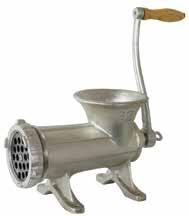 40 #22 Hand Operated Meat Grinder Cast Iron For Easy Cleanup Bolt Down Style Grinds 3 to 4 lbs.