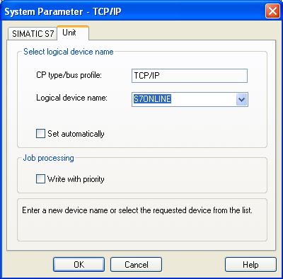 Nastavitev parametrov za protokol TCP/IP je