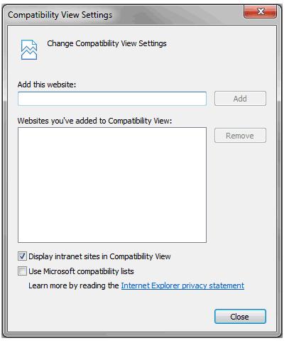 hr) pojavila u prostoru Websites you`ve added to Compatibility View 5.