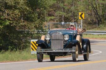 An early roadside technical session failed to revive one Model A so there was one did not finish.