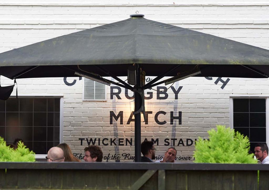 Twickenham is famous for being the home of rugby.