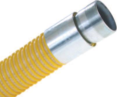 Maximum number of serrations for maximum holding power. Long lead serration for easier hose insertion.