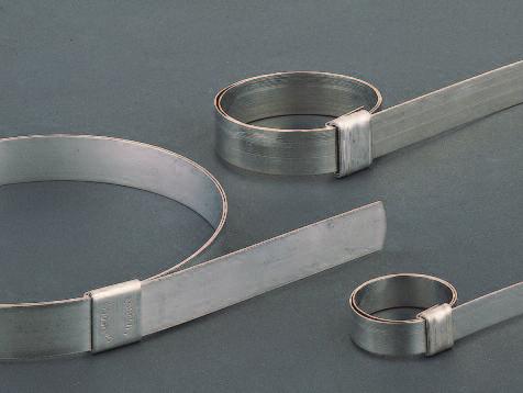I BAND CLAMPS, BANDING, AND BUCKLES ULTRA-LOK SMOOTH I.D. CLAMPS Band: 201 Stainless Buckle: 201 Stainless clamp clamp part list/ carton width i.d. number 100 qty. 3/4 2 UL227 822.
