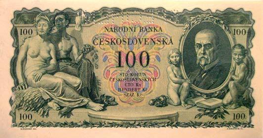 Prvými bankovkami vydanými Národnou bankou Československa, ktoré začali platiť v roku 1927 boli dvadsaťkorunáčka a desaťkorunáčka, v roku 1931 to boli bankovky v nominálnych hodnotách 50 korún a 500