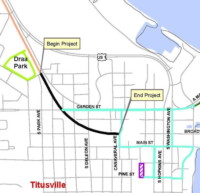 East Central Florida Regional Rail Trail Titusville Segment TITUSVILLE