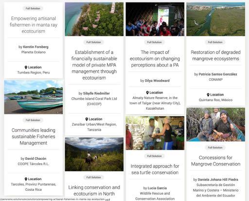 PANORAMA Solutions for a Healthy Planet 38 Ecotourism Solutions A partnership initiative to document and promote examples of inspiring, replicable solutions across a range of conservation and