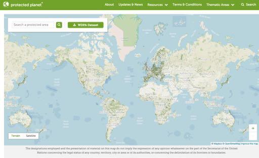 Protected Planet - Global Protected Areas