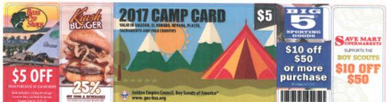 The Camp Master s Camp Card sale responsibilities are to manage all aspects of the sale and clearly communicate information about the sale and camping