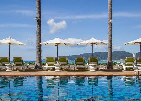The 81-room resort is designed in contemporary style featuring panoramic views and features a sense of serenity amidst the hustle and bustle of Phuket and personalized Thai hospitality and service.