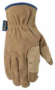 What we get then is a good trusty work glove that is: Water-Resistant! Seals Out Moisture Breathable!