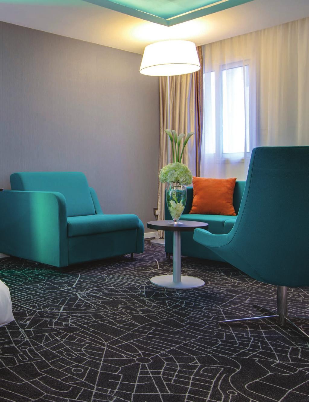 colorful inside and out Within the physical hotel, Park Inn by Radisson is known for its vibrant and colorful spaces which are informal, friendly and welcoming.