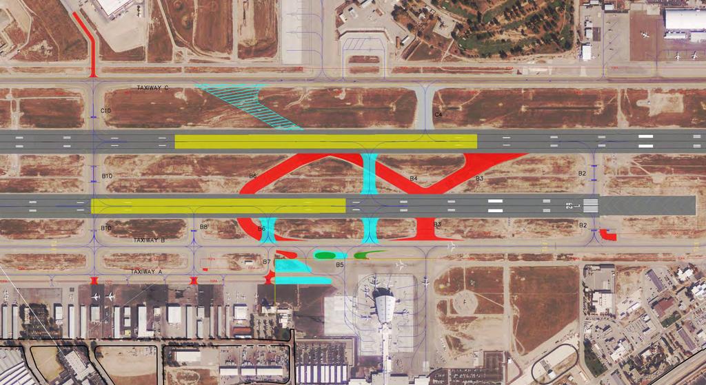 Blended Terminal Apron and Exit Taxiway Alternatives Potential Future High-speed Exit Middle