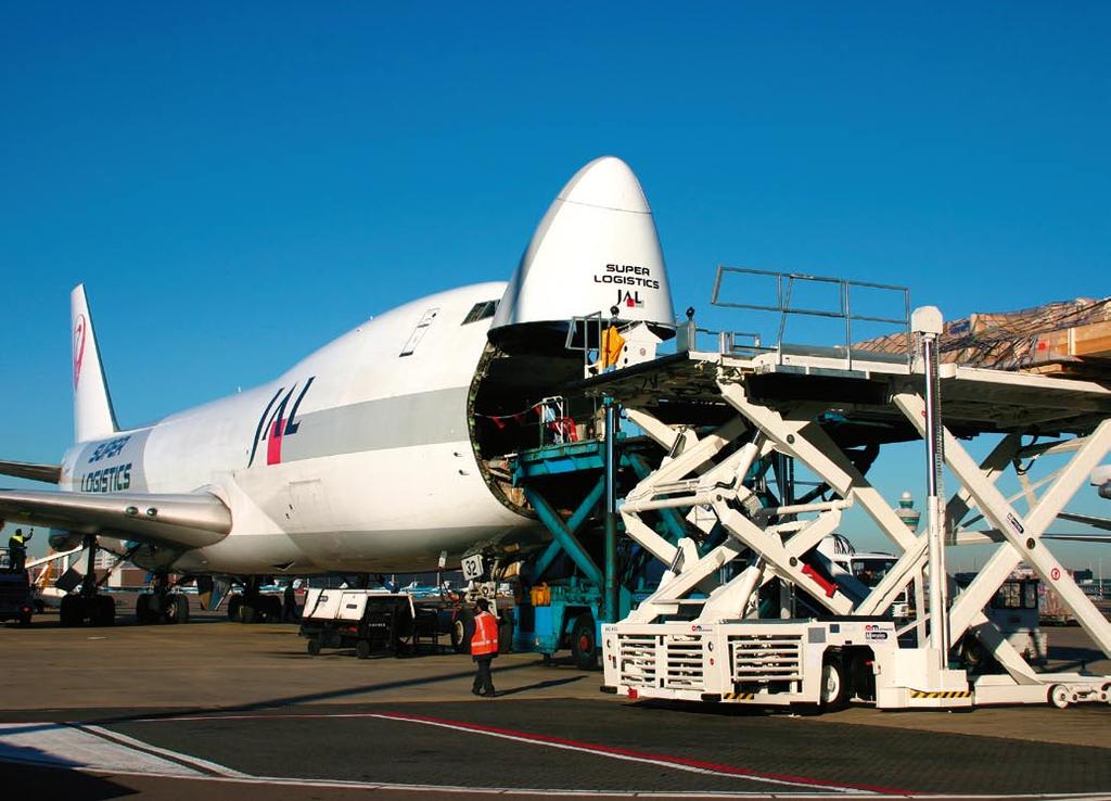 Cargo transport continues to expand at Amsterdam Airport Schiphol.