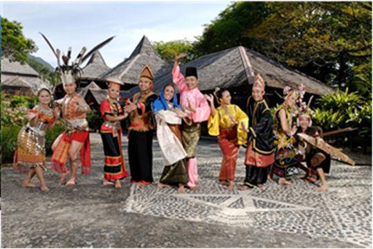 major ethnic tribes of Sarawak can be found Sarawak Set Lunch at Village's restaurant Photo taking