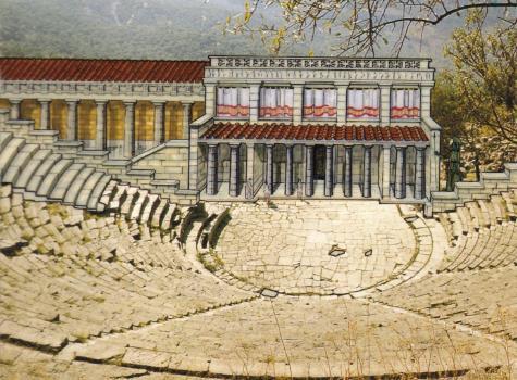 Delphi: the theatre and a