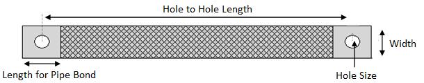 OR Our Customers need to give following Information in order to submit the Quote for any inquiry: 1) Copper Braid Width (Width) 2) Hole