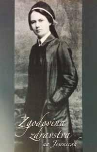 Junij 2015 77 Obletnica Naslovnica razstavnega kataloga»zgodovina zdravstva na Jesenicah«, na kateri je Angela Boškin, prva slovenska diplomirana medicinska sestra.
