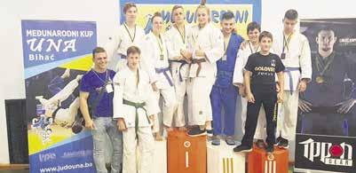 Judo kup Una, Bosna in Hercegovina: na mednarodnem tekmovanju s 400 tekmovalci iz šestih držav so judoke Juda Golovec skupno osvojili devet medalj.