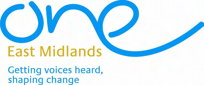 One East Midlands is a registered charity, working with the voluntary and community and wider third sector.
