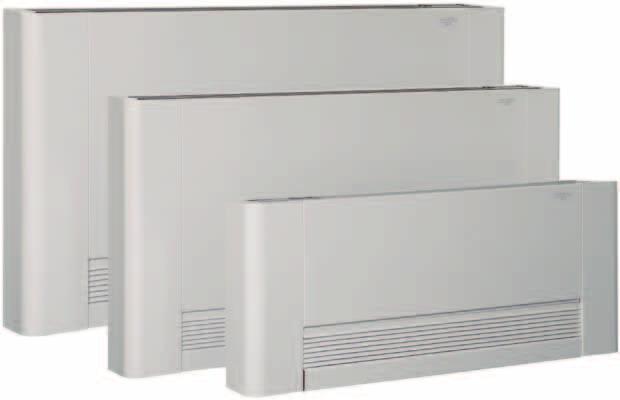 NOVO / AQUAREA Linija izjemno nizkotemperaturnih radiatorjev, namenjenih za uporabo s toplotno črpalko Princip delovanja pozimi temelji na majhnih ventilatorjih z izredno nizko porabo energije, ki so