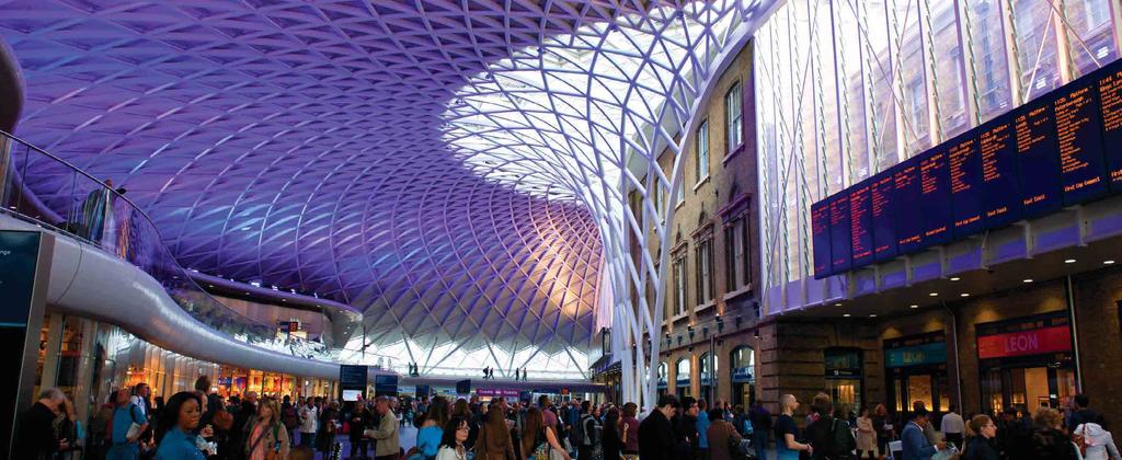King s Cross Station Seven minutes from international travel ondon to Paris in 2 hrs 15 minutes