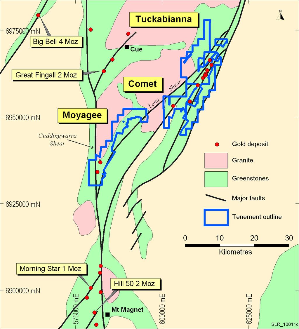 Exploration and Development Murchison Exploration activities are ongoing at the company s Murchison projects (refer to